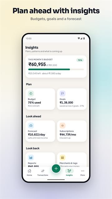 MySpend: insights screen