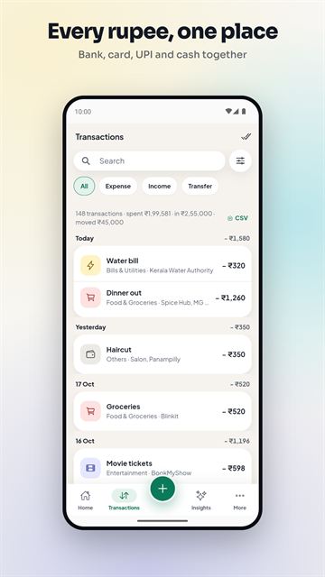 MySpend: Every rupee, one place