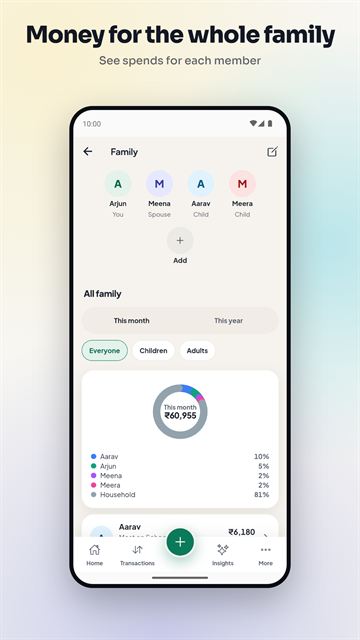 MySpend: Money for the whole family